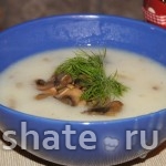 суп-пюре с грибами