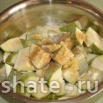 курица с картофелем и кабачком в сливках