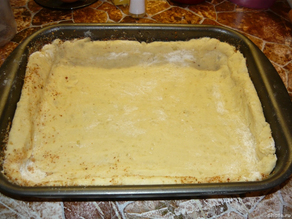 Блюдо картофель тесто